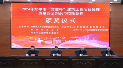 喜 報 | 如皋交建集團在市“交建杯”質(zhì)量安全知識與技能競賽中榮獲佳績！